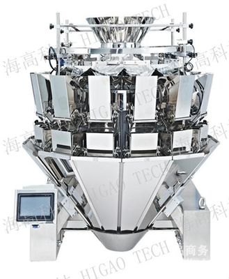 Máquina de embalagem de enchimento e pesagem de alta velocidade automática 8 cabeças Multihead Weigher